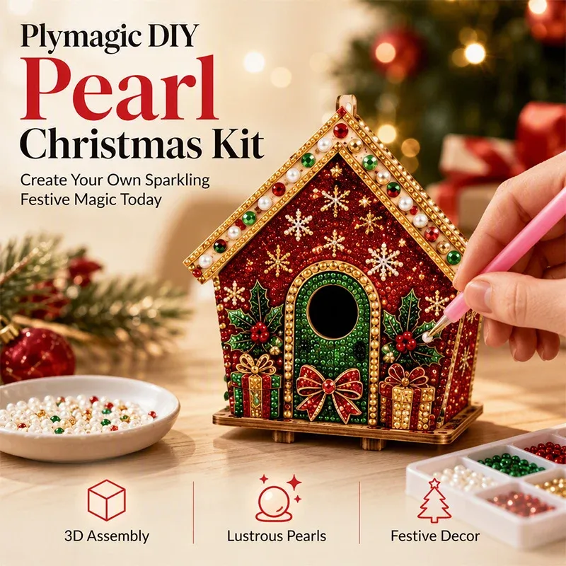DIY 3D pearl art Christmas craft kit